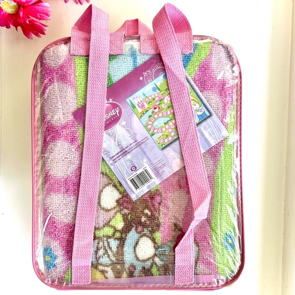 NEW Disney Princess Game Rug 40” x 40” Pink & Green w Spinner & Player Pieces - Picture 10 of 15